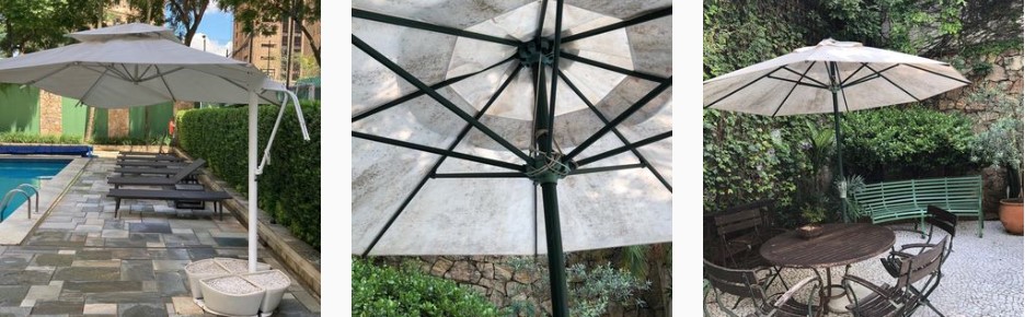 Reformas de ombrelones lateral de Piscina